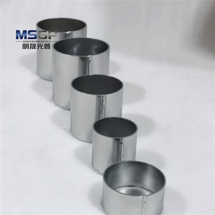 99.95% Mo Welded Crucible factory